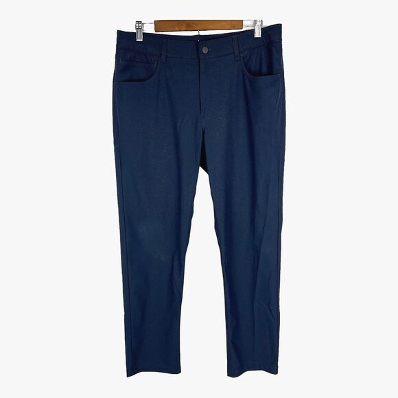 johnnie-O Other - Johnnie-O Prep-Formance 34x29 Navy Blue Flat Front Golf Pants Straight Leg